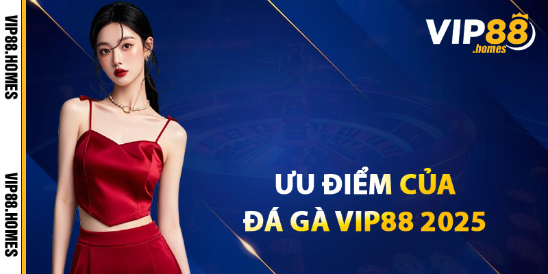 Ưu điểm chỉ có tại đá gà của nền tảng VIP88 2025